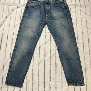 Men’s 501 W36- Length 32 classic wash jeans